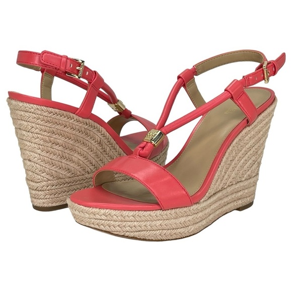 Michael Kors Annie Espadrille Wedge Womens Sandals Size 10M - Picture 13 of 13